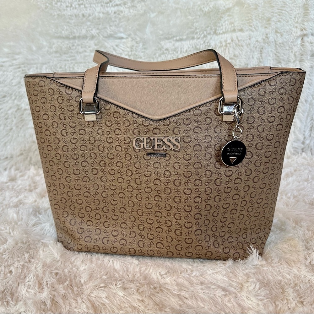 Guess Conley Carryall 3 Compartment Tote Bag